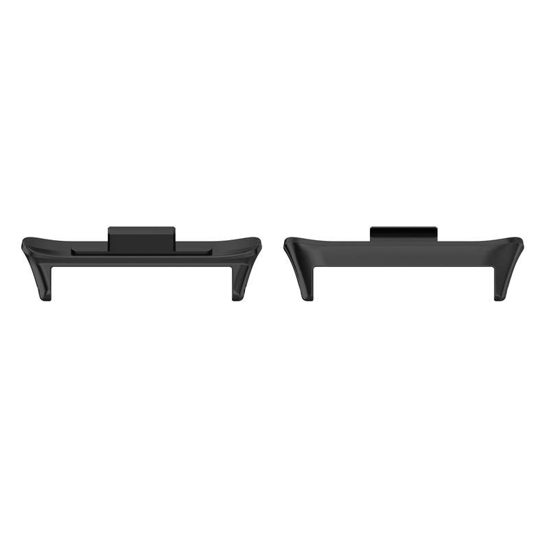 For Redmi Watch 4 1 Pair 20mm Stainless Steel Metal Watch Band Connector(Silver)