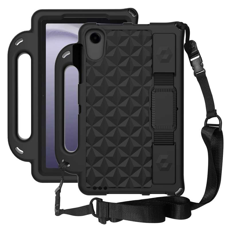 For Samsung Tab A9 8.7 X110 / X115 Diamond Series EVA Shockproof Sleeve Tablet Case(Blue)