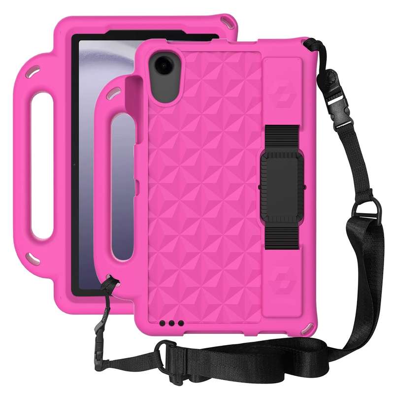 For Samsung Tab A9 8.7 X110 / X115 Diamond Series EVA Shockproof Sleeve Tablet Case(Blue)