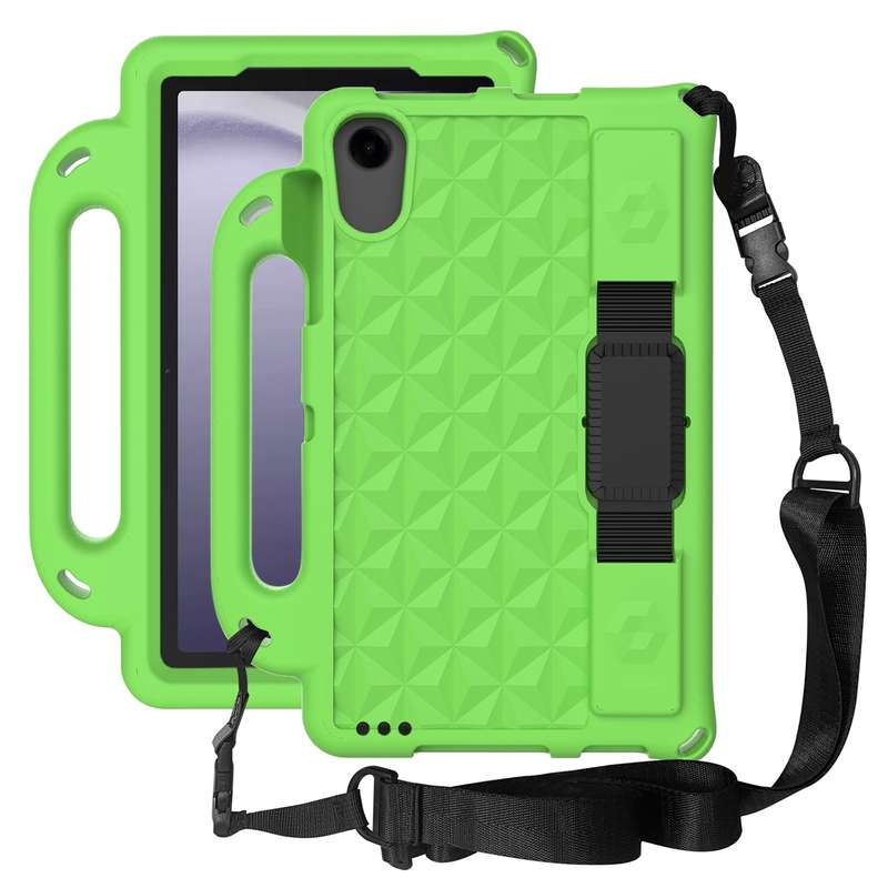 For Samsung Tab A9 8.7 X110 / X115 Diamond Series EVA Shockproof Sleeve Tablet Case(Blue)