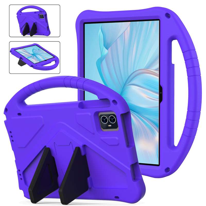 For Blackview Tab 80 10.1 2023 EVA Shockproof Tablet Case with Holder(Rose Red)