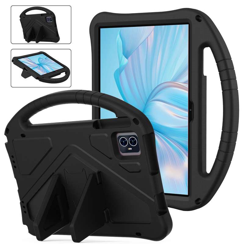 For Blackview Tab 80 10.1 2023 EVA Shockproof Tablet Case with Holder(Rose Red)