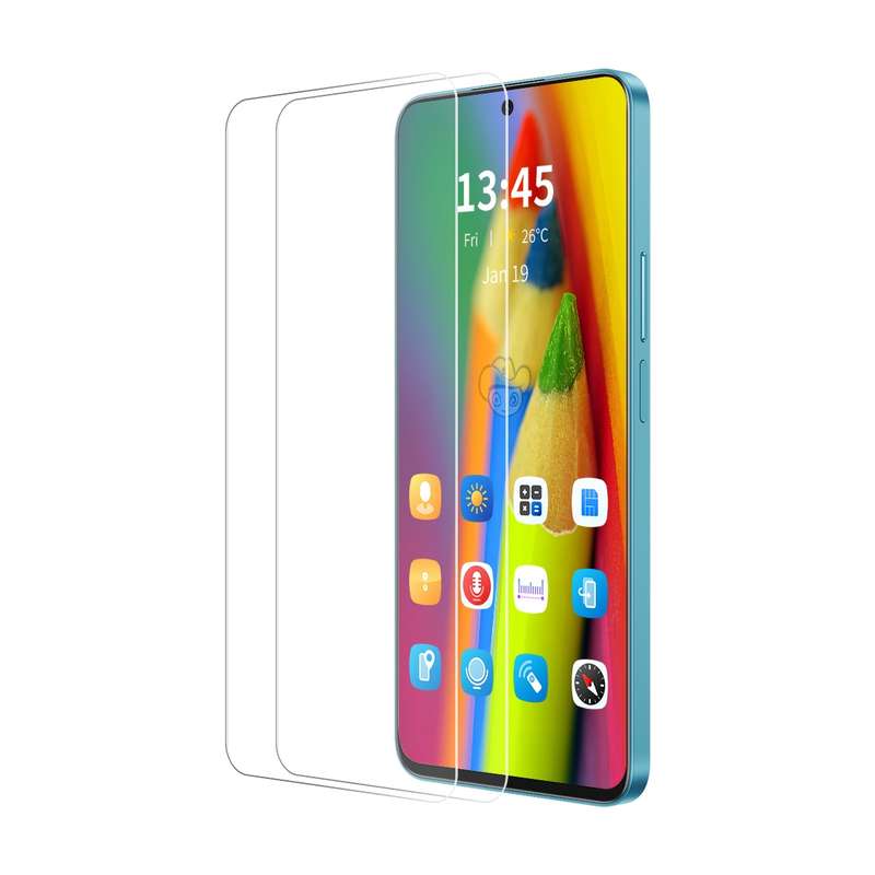 For Xiaomi Poco X6 2pcs ENKAY 9H Big Arc Edge High Aluminum-silicon Tempered Glass Film