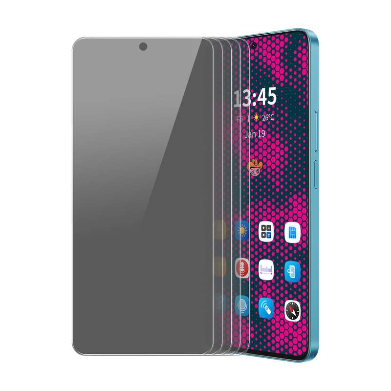 For Motorola Moto G84 5pcs ENKAY Hat-Prince 28 Degree Anti-peeping Privacy Tempered Glass Film