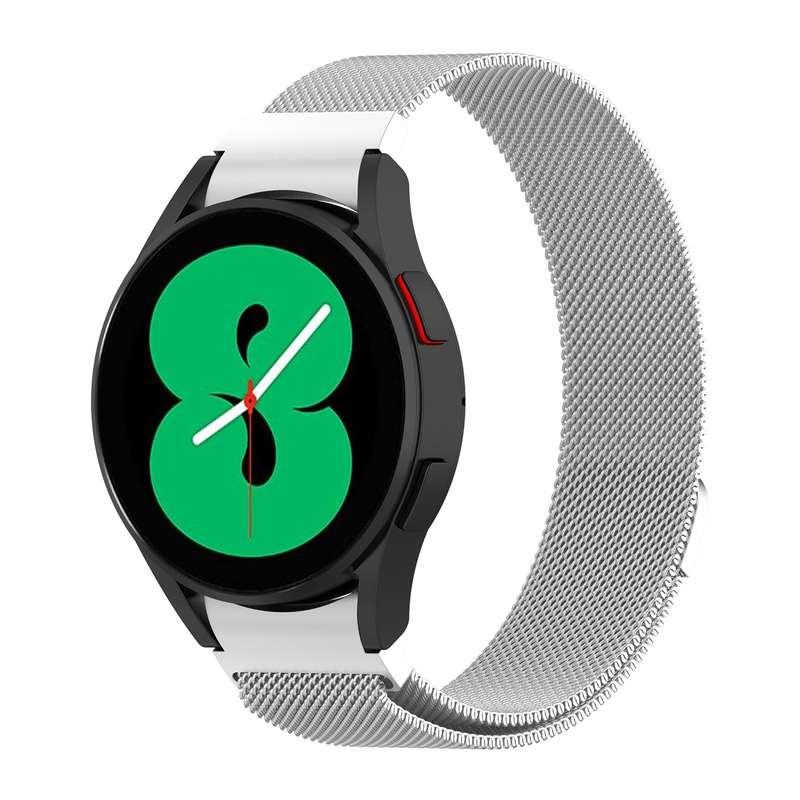 For Samsung Galaxy Watch 7 Ultra 47mm Milan Magnetic Stainless Steel Watch Band(Silver)