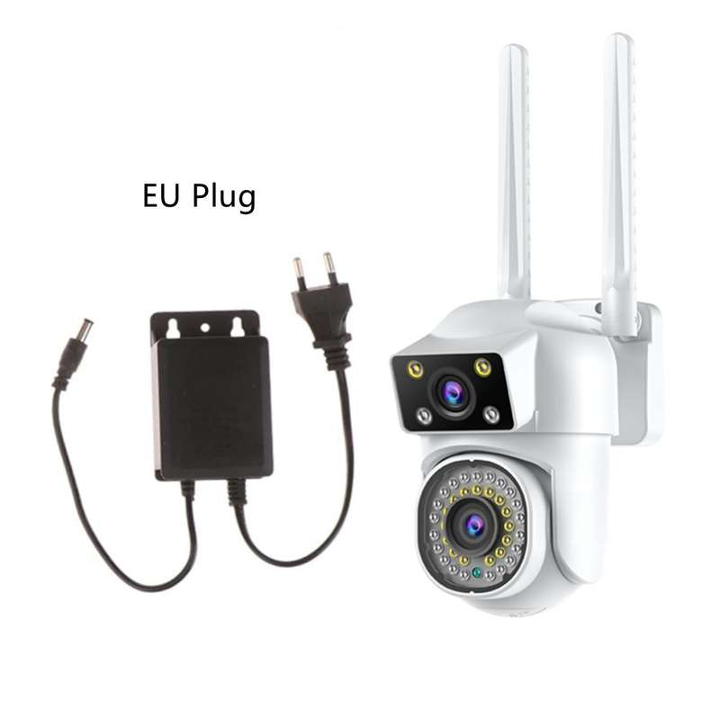 Dual-lens Cameras WiFi Home Outdoor Remote Night Vision Camera with Mobile Phone HD Outdoor Waterpro