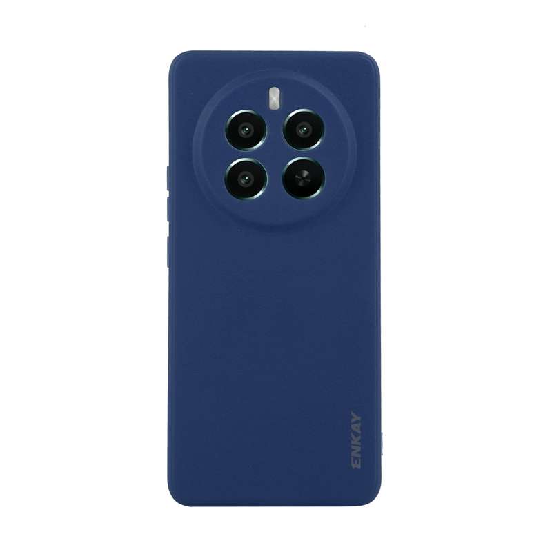 For Realme 12 Pro+ ENKAY Liquid Silicone Soft Shockproof Phone Case(Dark Blue)