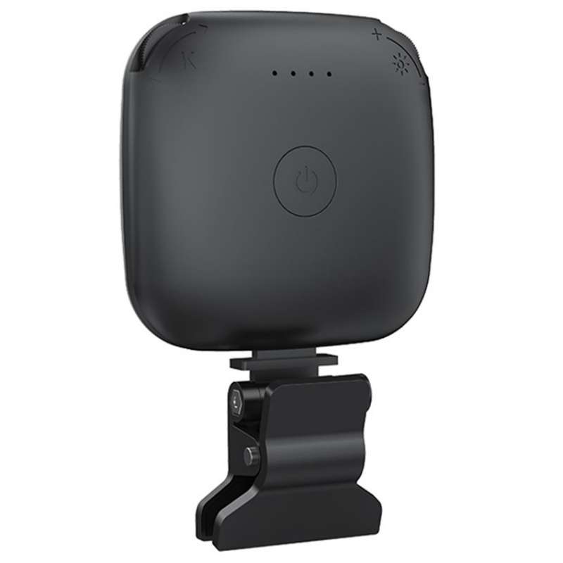 V15 Mini Clip-On Portable LED Fill Light Phone Laptop Video Conference Live Streaming Fill Lamp(Blac