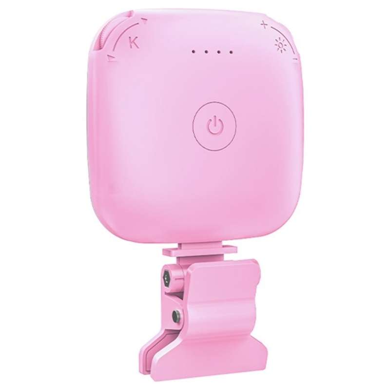 V15 Mini Clip-On Portable LED Fill Light Phone Laptop Video Conference Live Streaming Fill Lamp(Blac