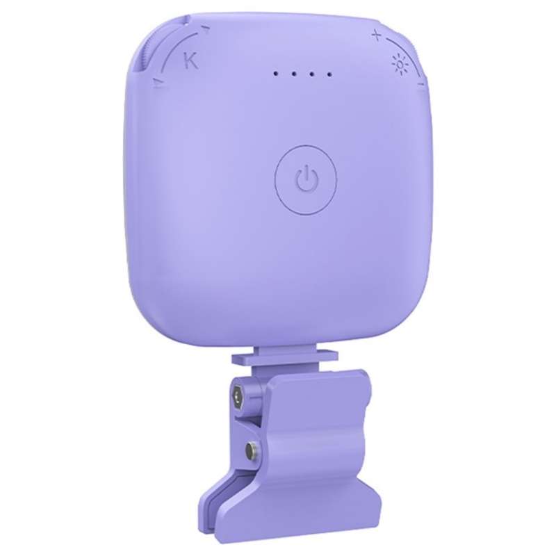 V15 Mini Clip-On Portable LED Fill Light Phone Laptop Video Conference Live Streaming Fill Lamp(Blac
