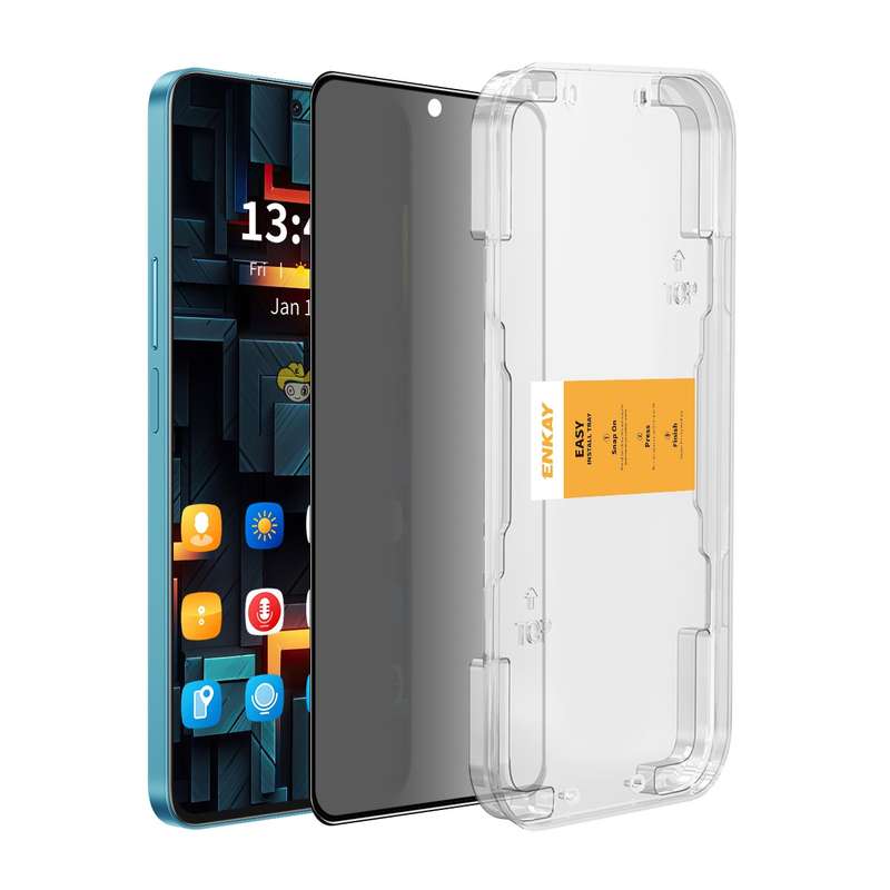 For Xiaomi 14T / 14T Pro ENKAY Easy Install Anti-peeping Privacy Tempered Glass Film