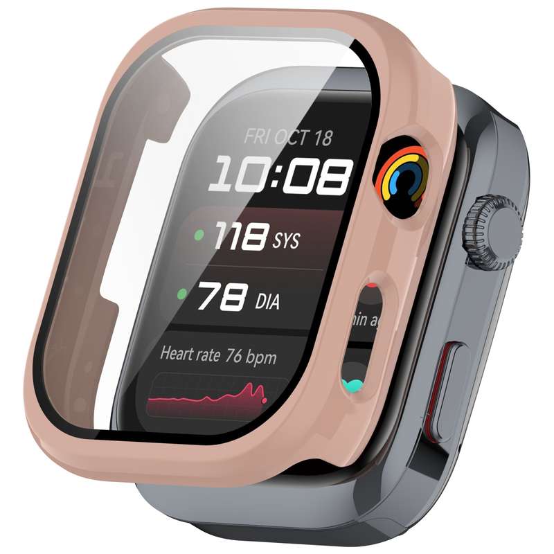 For Huawei Watch D2 Tempered Film Integrated PC Watch Protective Case(Black)