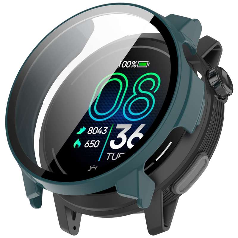 For COROS Pace Pro Tempered Film Integrated PC Watch Protective Case