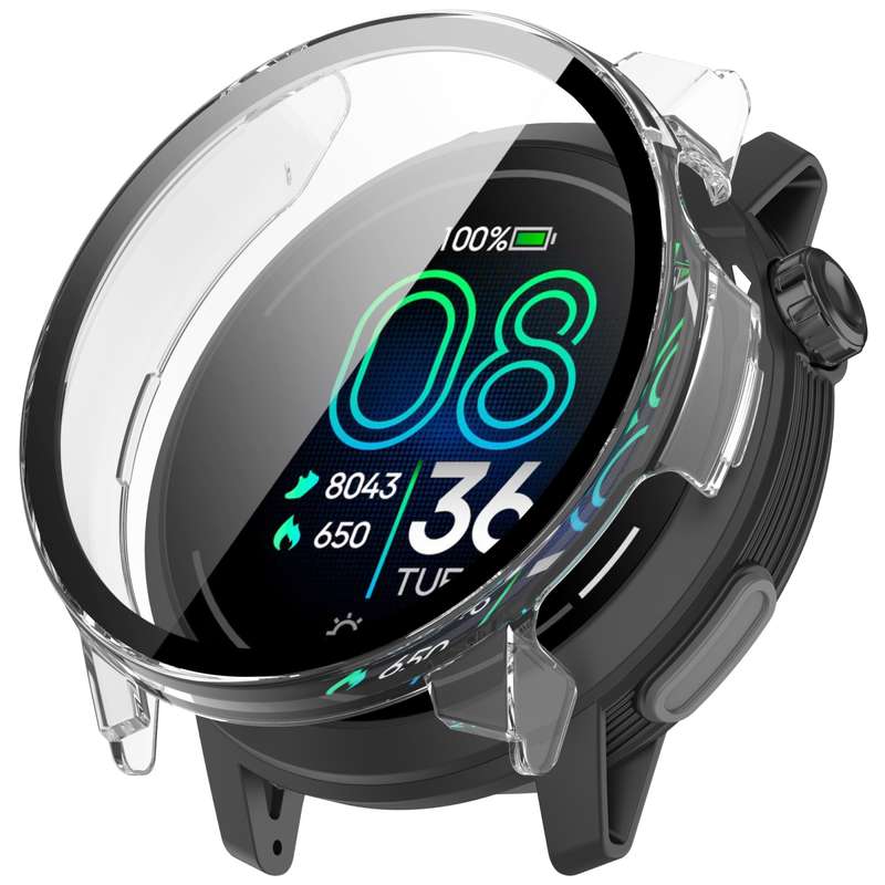 For COROS Pace Pro Tempered Film Integrated PC Watch Protective Case