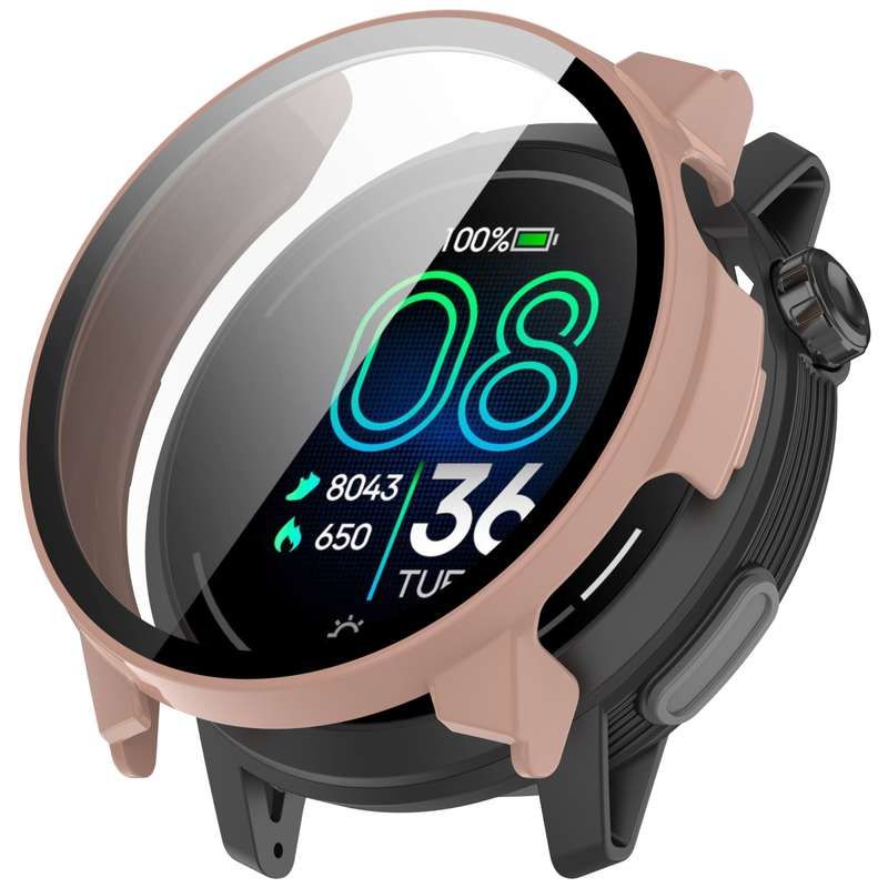 For COROS Pace Pro Tempered Film Integrated PC Watch Protective Case