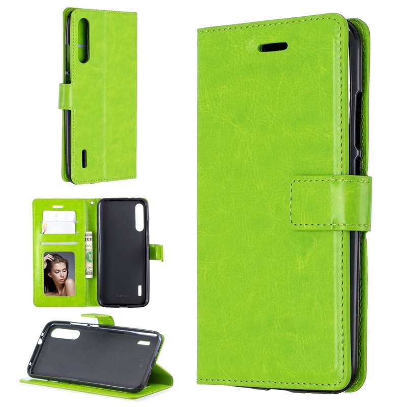For Xiaomi Mi A2 Crazy Horse Texture Horizontal Flip Leather Case with Holder & Card Slots & Wallet