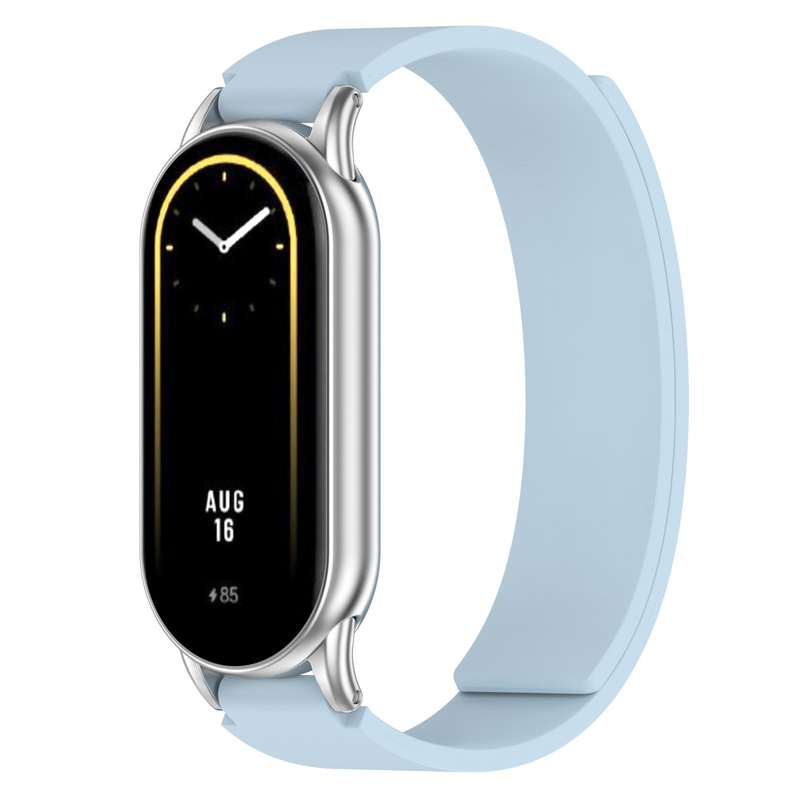 For Xiaomi Smart Band 10 / 9 / 8 Soft Silicone Magnetic Watch Band(Brown)