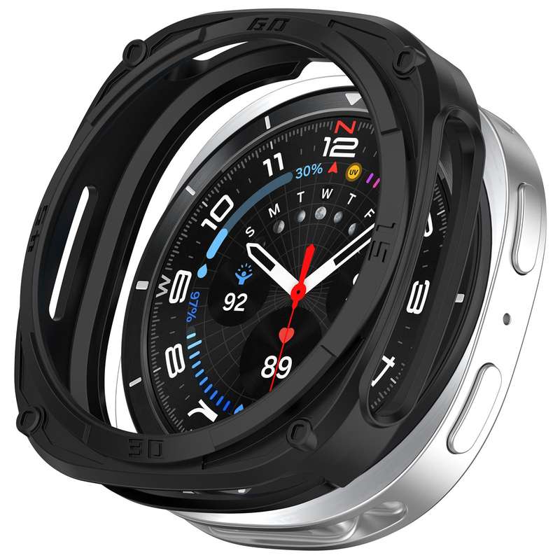 For Samsung Galaxy Watch8 44mm Hollow Digital Armor TPU Watch Protective Cover(Green)