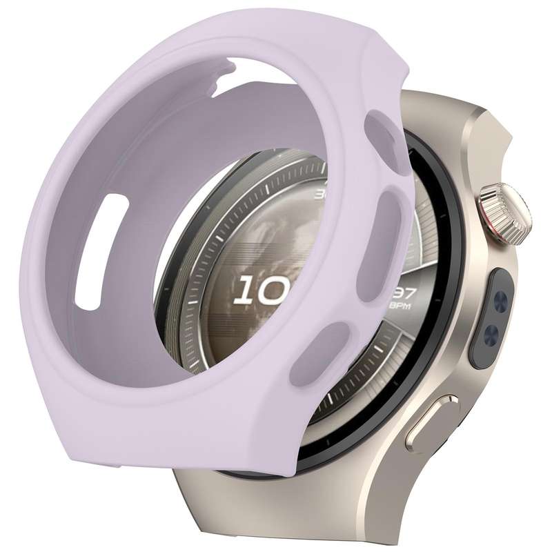 For Huawei Watch 5 46mm Silicone Watch Protective Cover(Ivory White)
