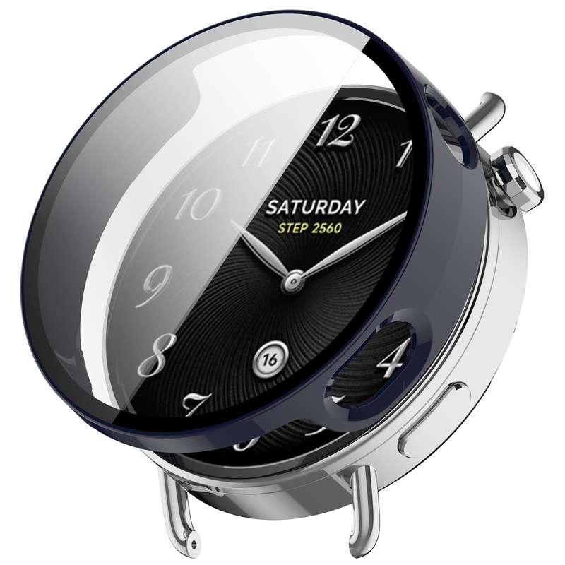 For Xiaomi Watch S4 41mm Tempered Film Integrated PC Watch Protective Cover(White)