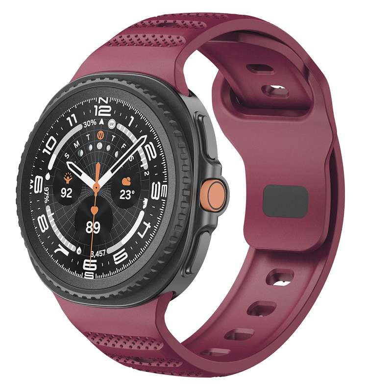 For Samsung Galaxy Watch 8 40mm / 44mm Dots Texture Black Buckle Silicone Watch Band(Black)