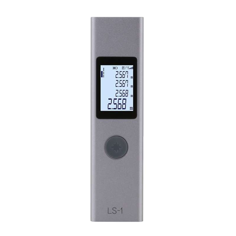 LS-1 Laser Rangefinder Distance Meter 40m Handheld Mini Rechargeable LCD Digital Laser Distance Mete