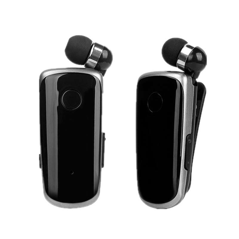 K39 Wireless Bluetooth Headset CSR DSP chip In-Ear Vibrating Alert Wear Clip Hands Free Earphone (Bl