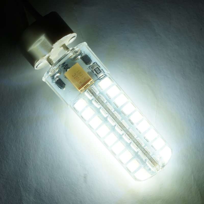 GY6.35 5W SMD2835 72LEDs Dimmable Silicone Corn Bulb for Chandelier Crystal Lamp Lighting Accessorie