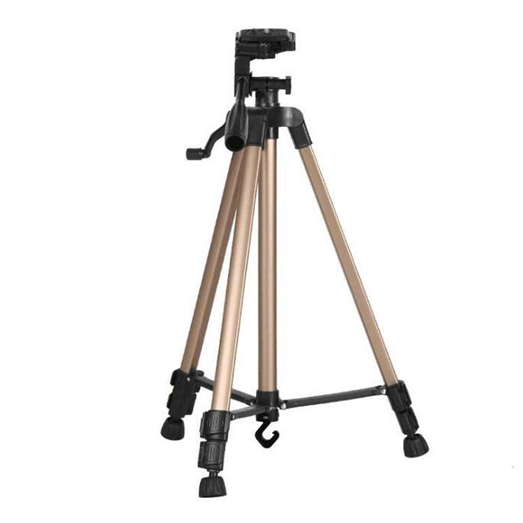 Portable Phone Live Selfie 3366 Tripod Stand DV SLR Camera Self-timer Full Light Bracket(Black)