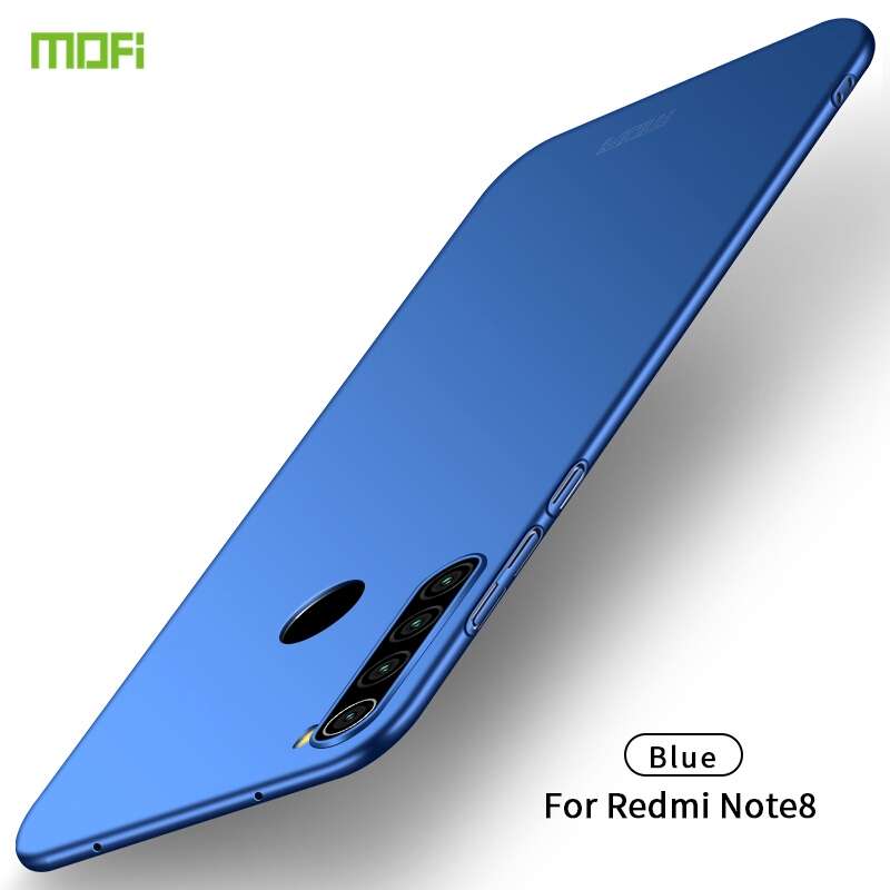 For Xiaomi RedMi Note8 MOFI Frosted PC Ultra-thin Hard Case(Black)