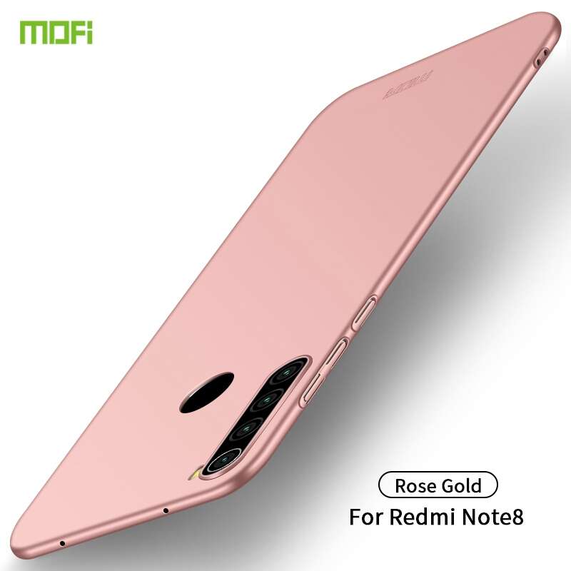 For Xiaomi RedMi Note8 MOFI Frosted PC Ultra-thin Hard Case(Black)