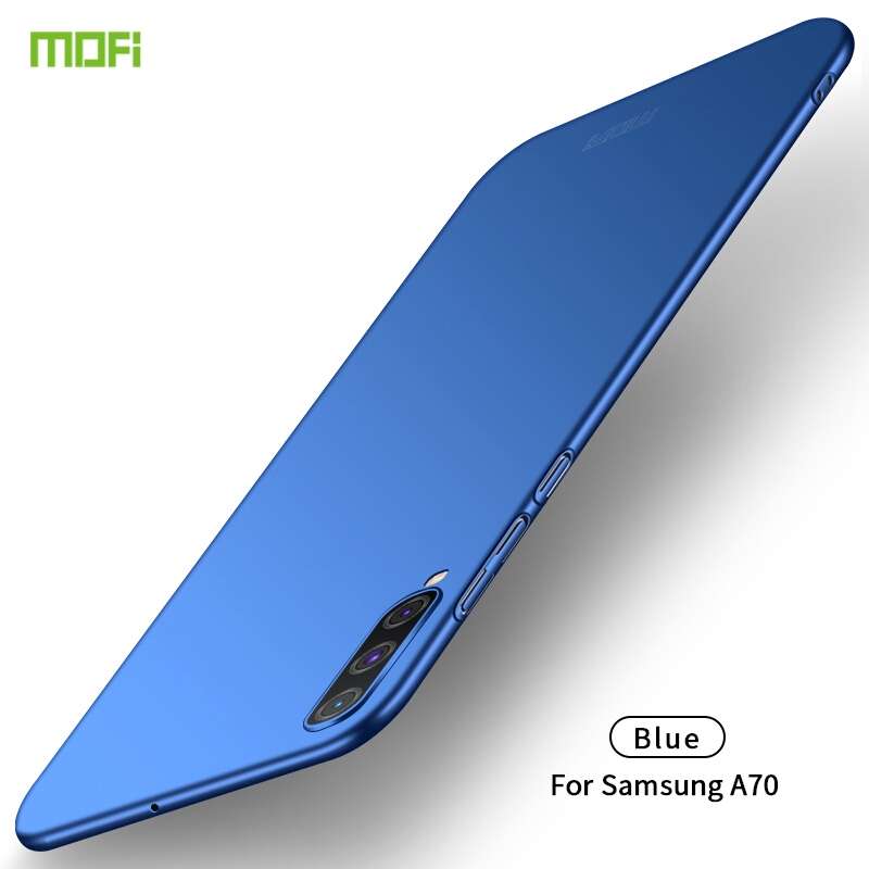 For Galaxy A70 MOFI Frosted PC Ultra-thin Hard Case(Black)