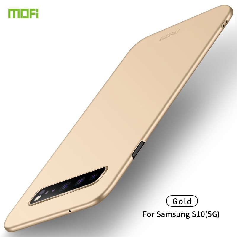 For Galaxy S10 5G MOFI Frosted PC Ultra-thin Hard Case(Blue)