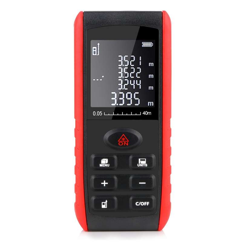 E40 Laser Rangefinder Laser Distance Meter Measuring Device Digital Handheld Tools Module Range 40m