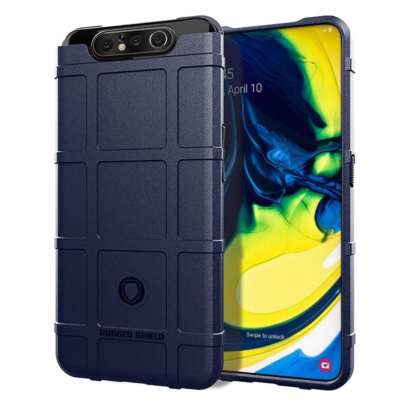 For Galaxy A80 Full Coverage Shockproof TPU Case(Green)