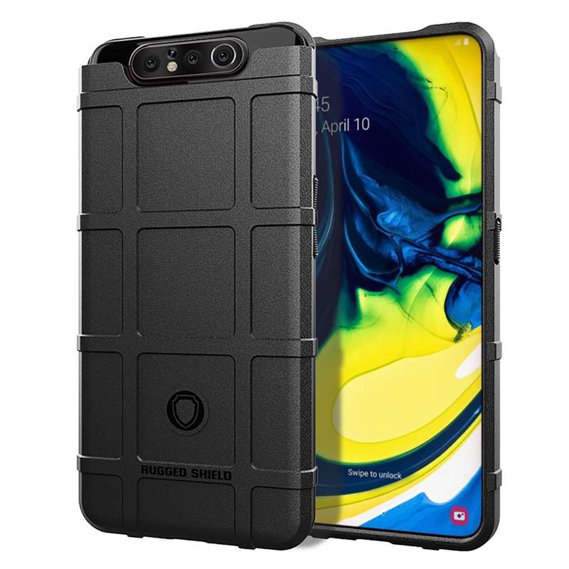 For Galaxy A80 Full Coverage Shockproof TPU Case(Green)