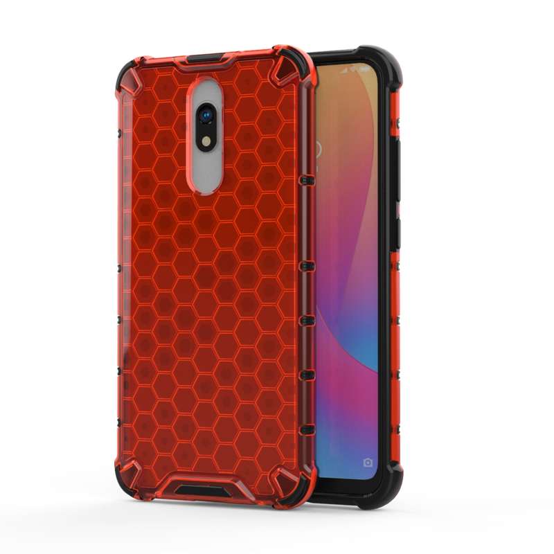 For Redmi 8 Shockproof Honeycomb PC + TPU Case(Green)