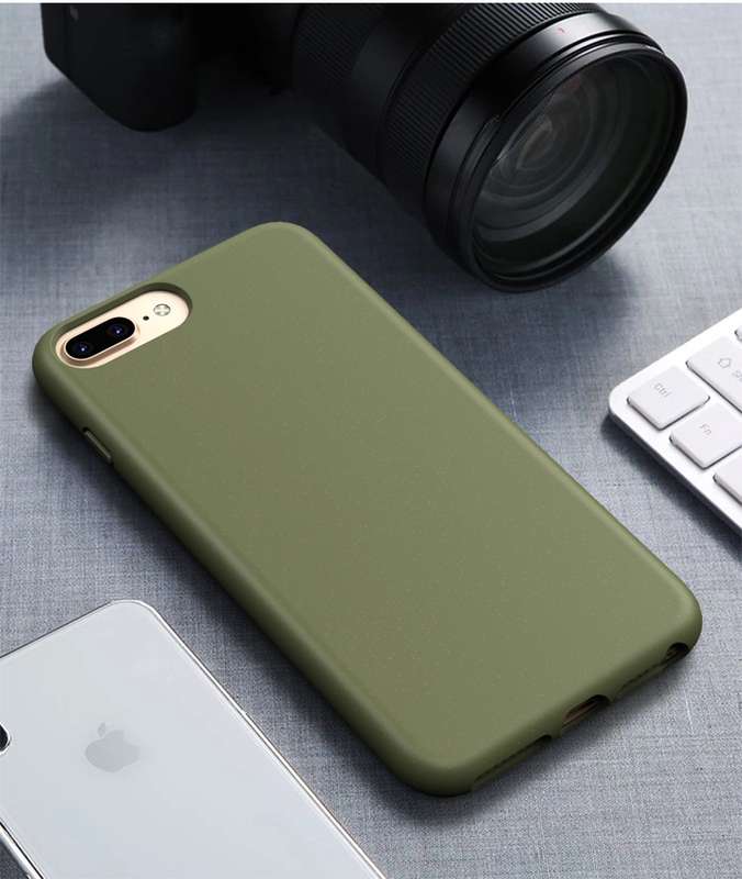 For iPhone 6 Plus & 6s Plus Starry Series Shockproof Straw Material + TPU Protective Case(Yellow)