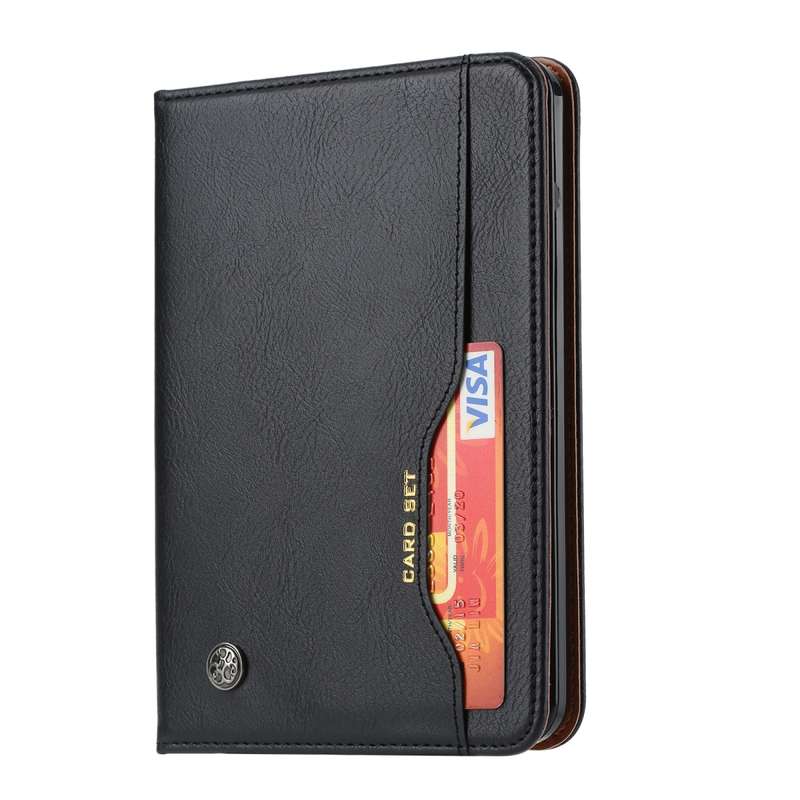 For kindle 2019 Knead Skin Texture Horizontal Flip Leather Case with Photo Frame & Holder & Card Slo