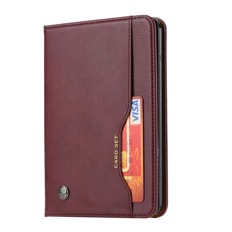 For kindle 2019 Knead Skin Texture Horizontal Flip Leather Case with Photo Frame & Holder & Card Slo