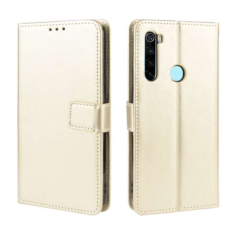 For Xiaomi Redmi Note 8T Retro Crazy Horse Texture Horizontal Flip Leather Case with Holder & Card S