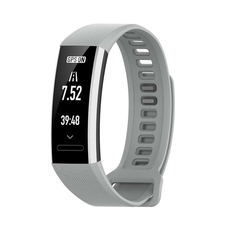 For Huawei Band 2 Pro / Band 2 / ERS-B19 / ERS-B29 Sports Bracelet Silicone Watch Band(Black)