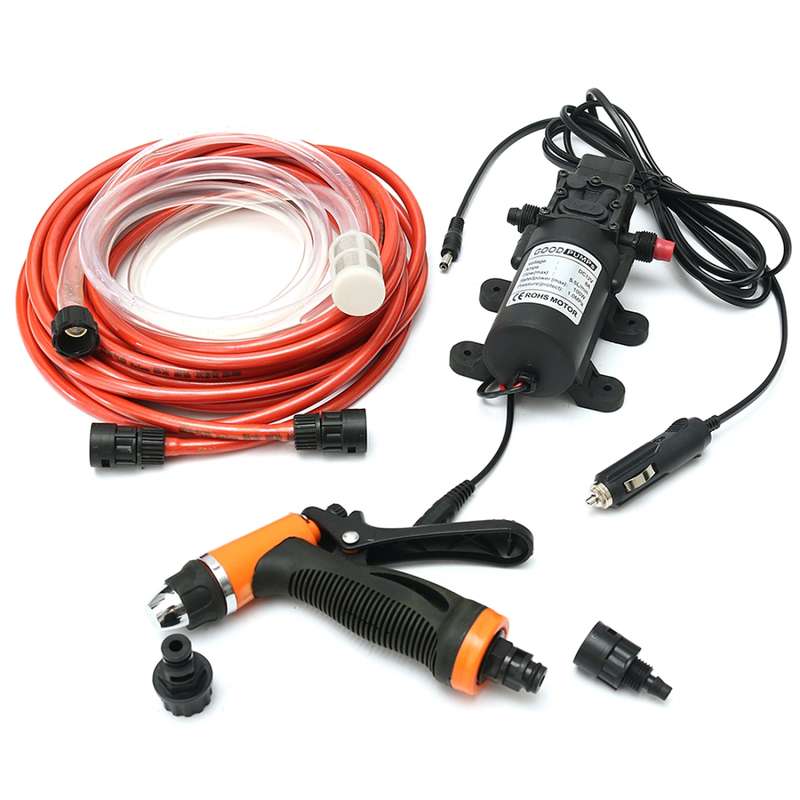 High Pressure 12V Portable 36W 73PSI Car Electric Washer Washing Machine Cigarette Lighter Water Pum