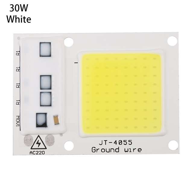 High Power 220V LED FloodlightCool/Warm White COB LED Chip IP65 Smart IC Driver Lamp(20W white)