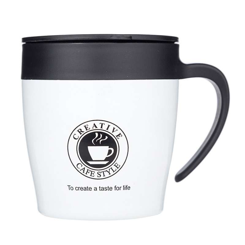 Handle Coffee Mug Stainless Steel Thermos Cups Vacuum Flask Water Bottle Bussiness Portable Thermo C
