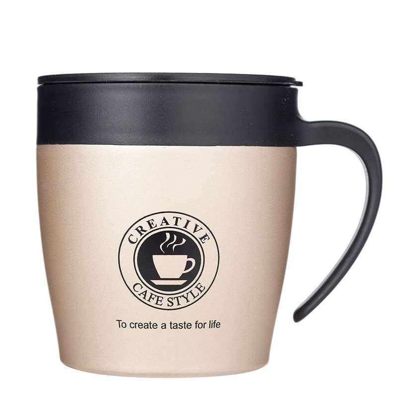 Handle Coffee Mug Stainless Steel Thermos Cups Vacuum Flask Water Bottle Bussiness Portable Thermo C