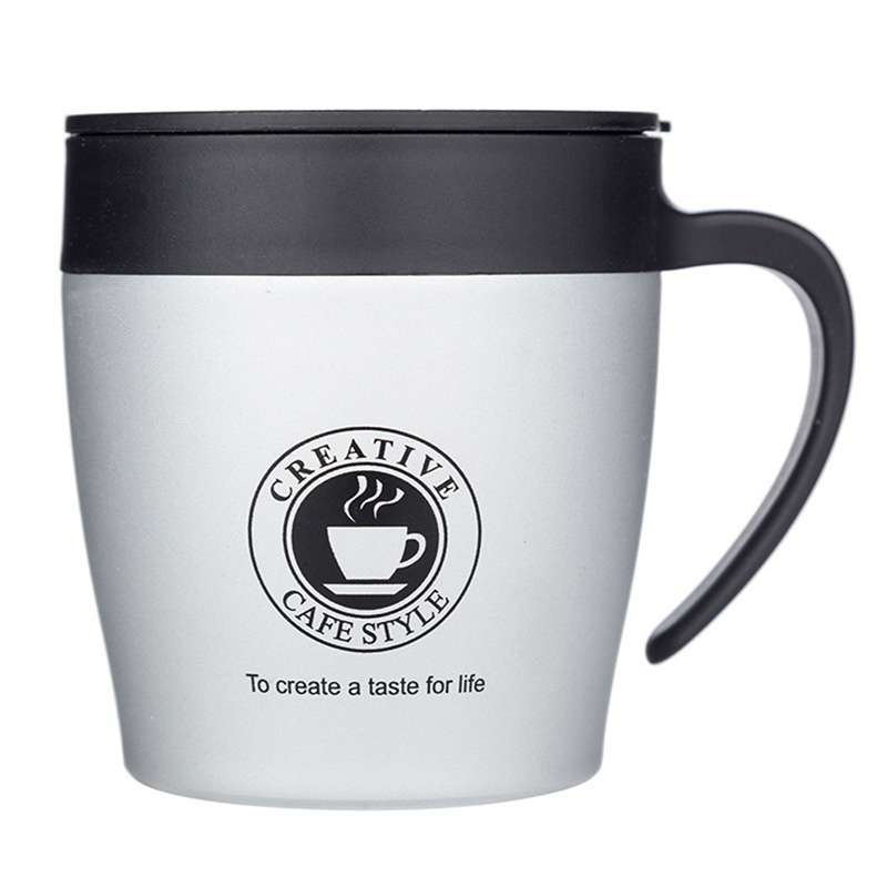 Handle Coffee Mug Stainless Steel Thermos Cups Vacuum Flask Water Bottle Bussiness Portable Thermo C