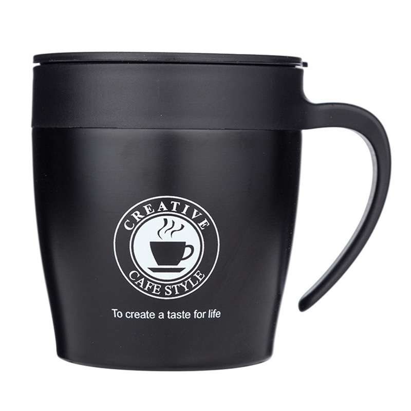 Handle Coffee Mug Stainless Steel Thermos Cups Vacuum Flask Water Bottle Bussiness Portable Thermo C
