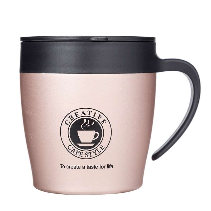 Handle Coffee Mug Stainless Steel Thermos Cups Vacuum Flask Water Bottle Bussiness Portable Thermo C