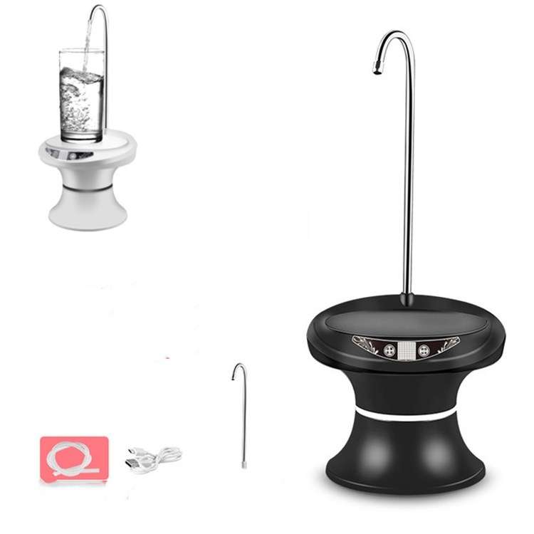 Tray Bucket Water Pump USB Rechargeable Wireless Electric Mineral Water Bucket Automatic Water Dispe